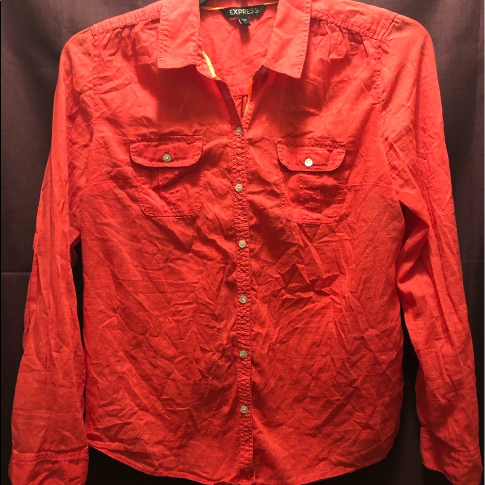 Express Long Sleeve Button Up